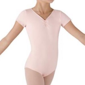 Bloch Light Pink Cap sleeve Leotard